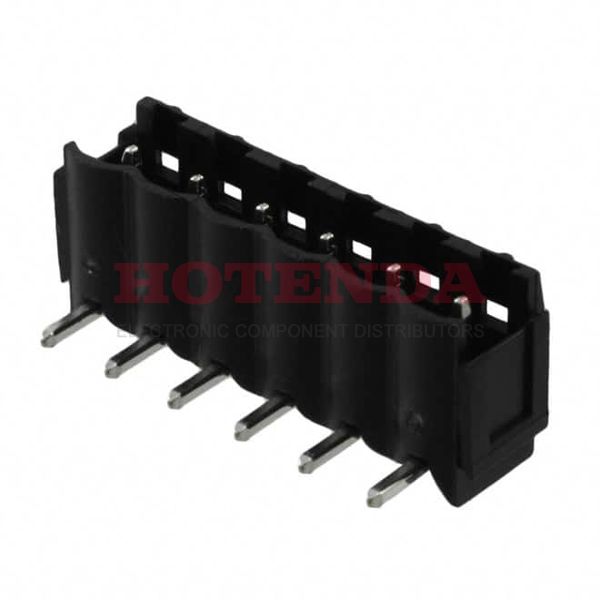 1626240000 - Conn Shrouded Header HDR 6 POS 5mm Solder RA Thru-Hole Box