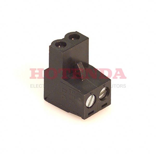 0398600102 - TERM BLOCK PLUG 2POS STR 5.08MM