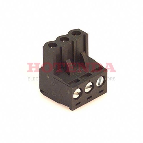 0398600103 - TERM BLOCK PLUG 3POS STR 5.08MM