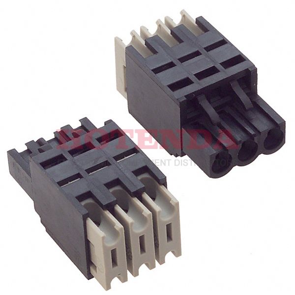 1759400000 - TERM BLOCK PLUG 3POS STR 5.08MM