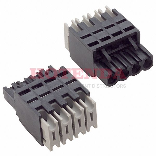 1759410000 - TERM BLOCK PLUG 4POS STR 5.08MM