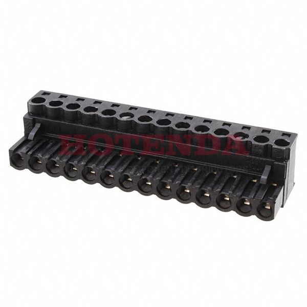 1527610000 - WEIDMULLER 1527610000Pluggable Terminal Block, 14 Ways, 400 V, 19 A, 5.08 mm, 26 AWG, 12 AWG