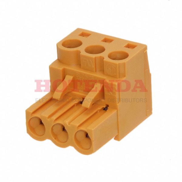 1526560000 - Conn Terminal Block SKT 3 POS 5.08mm Screw RA Cable Mount 15A Box