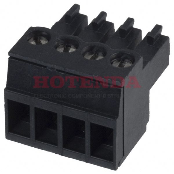 0393510004 - TERM BLOCK PLUG 4POS STR 3.5MM