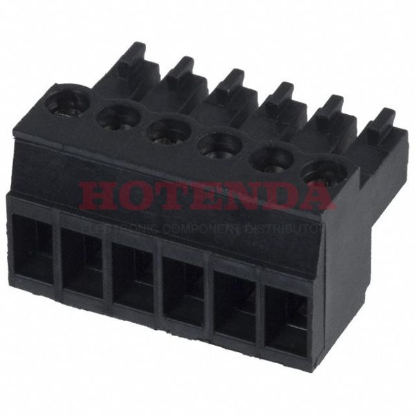 0393510006 - TERM BLOCK PLUG 6POS STR 3.5MM