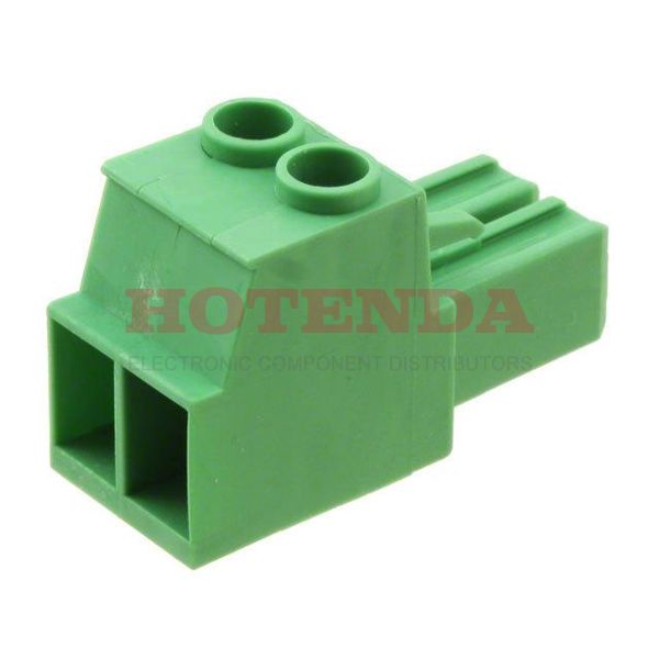 1975587 - TERM BLOCK PLUG 2POS STR 7.62MM