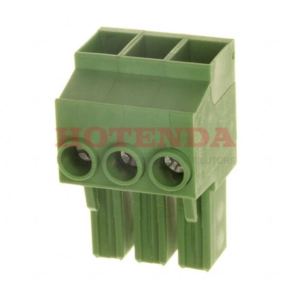 1975590 - TERM BLOCK PLUG 3POS STR 7.62MM