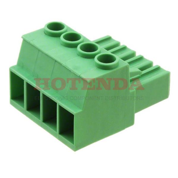 1975600 - TERM BLOCK PLUG 4POS STR 7.62MM