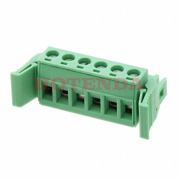 1948750 - Pluggable Terminal Blocks 6 Pos 5.08mm pitch Plug 24-12 AWG Screw