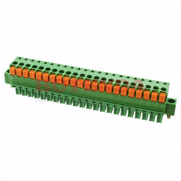 2-1986726-2 - Pluggable Terminal Blocks 3.81MM L/HAND 22 POS STR SPRNG PLG W/FLNG