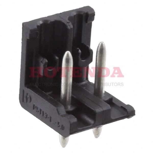 1704437 - Headers &amp; Wire Housings 2 Pos 5mm pitch Thru Hole Pin Strip