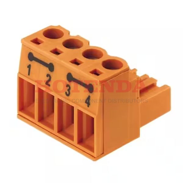 1839770000 - Conn Terminal Block SKT 4 POS 5.08mm Screw RA Cable Mount 10A Box