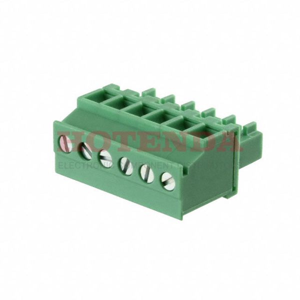 5449568 - Pluggable Terminal Blocks BCVP-381R- 6 GN 3.81 MM PLUG