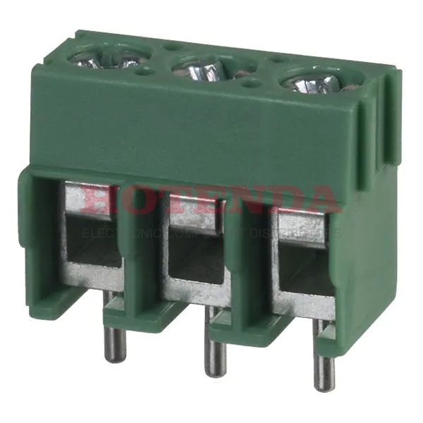 1935174 - 0.197 5.00mm Green Bulk Polyamide (PA), Nylon Through Hole Horizontal with Board Screw 1 Levels 12-26 AWG COMBICON PT