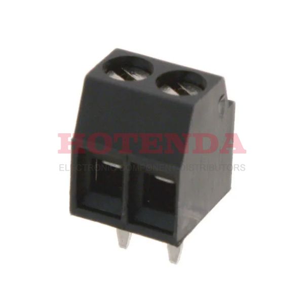 0393570002 - 0.138 3.50mm Black Bulk Polyamide (PA), Nylon Through Hole Horizontal with Board Screw - Rising Cage Clamp 1 Levels 16-28 AWG Eurostyle 39357