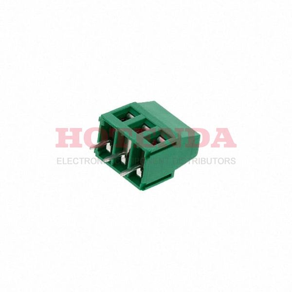 MV-253 - 0.200 5.08mm Green Bulk Polyamide (PA), Nylon Through Hole Horizontal with Board Screw - Rising Cage Clamp 1 Levels 14-30 AWG