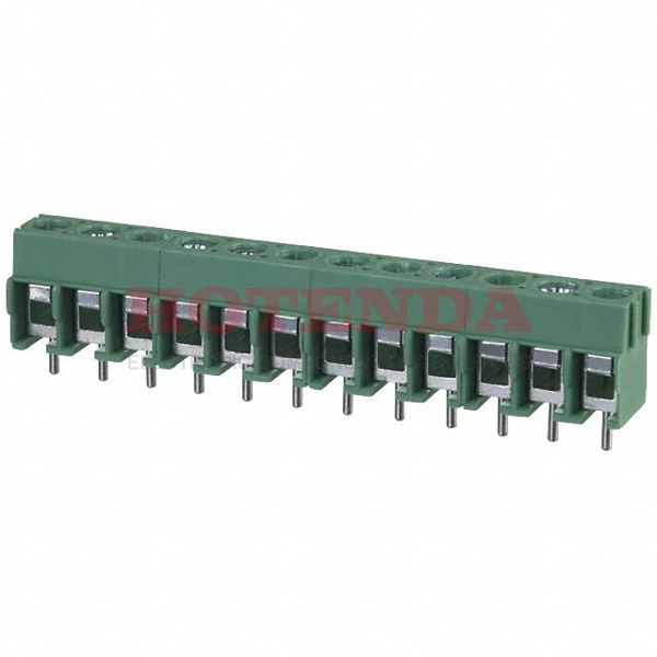 1935268 - 0.197 5.00mm Green Bulk Polyamide (PA), Nylon Through Hole Horizontal with Board Screw 1 Levels 12-26 AWG COMBICON PT