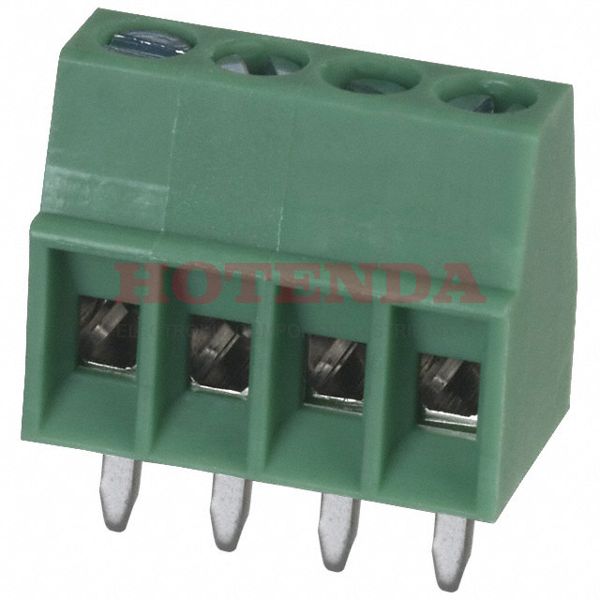 1725672 - 0.100 2.54mm Green Bulk Polyamide (PA), Nylon Through Hole Horizontal with Board Screw 1 Levels 20-30 AWG COMBICON MPT
