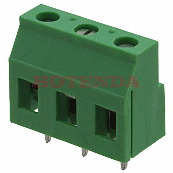 1731734 - 0.300 7.62mm Green Bulk Polyamide (PA), Nylon Through Hole Horizontal with Board Screw - Rising Cage Clamp 1 Levels 12-30 AWG COMBICON GMKDS