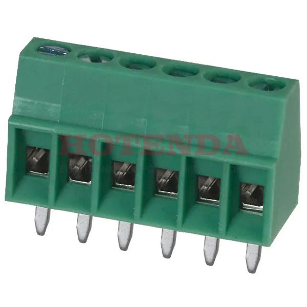1725698 - 0.100 2.54mm Green Bulk Polyamide (PA), Nylon Through Hole Horizontal with Board Screw 1 Levels 20-30 AWG COMBICON MPT