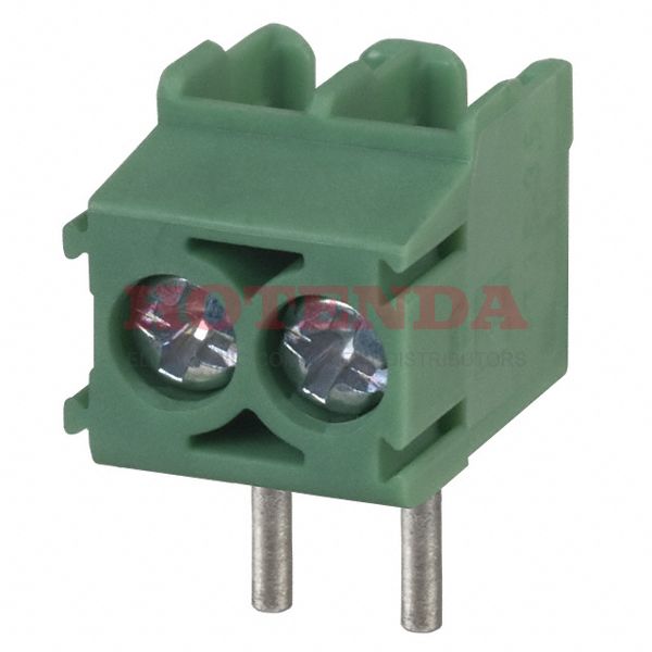 1984769 - 0.138 3.50mm Green Bulk Polyamide (PA), Nylon Through Hole Vertical with Board Screw 1 Levels 16-26 AWG COMBICON PT