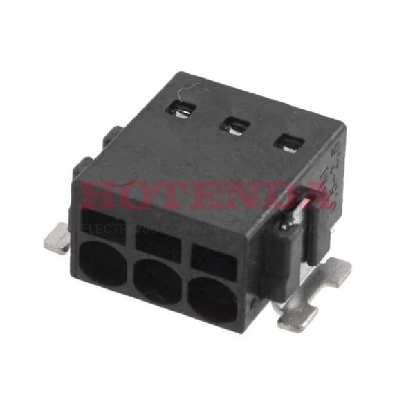 1771033 - 0.098 2.50mm Black Tape &amp; Reel (TR) Liquid Crystal Polymer (LCP) Surface Mount Horizontal with Board Screwless - Spring Cage, Tension Clamp 1 Levels 20-26 AWG COMBICON PTSM