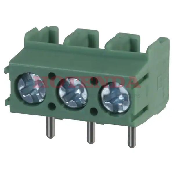 1935323 - 0.197 5.00mm Green Bulk Polyamide (PA), Nylon Through Hole Vertical with Board Screw 1 Levels 12-26 AWG COMBICON PT