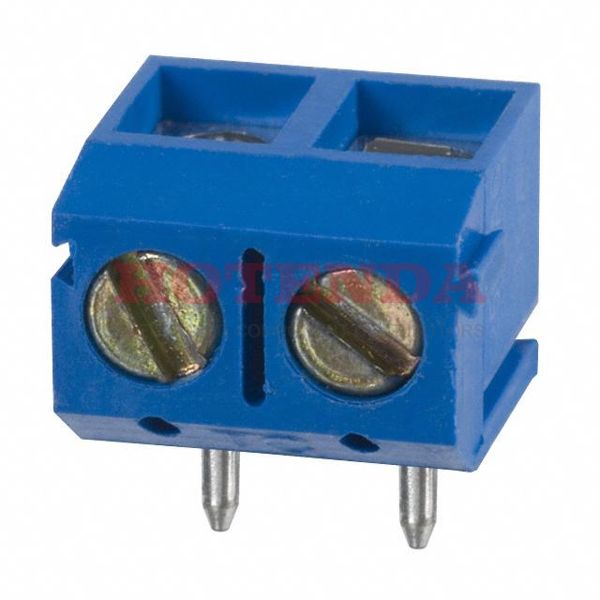 OSTTD020161 - 0.197 5.00mm Blue Bulk Thermoplastic Through Hole Vertical with Board Screw - Leaf Spring, Wire Guard 1 Levels 14-22 AWG OSTTD