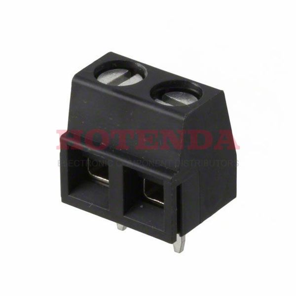 1985865 - 0.200 5.08mm Black Bulk Polyamide (PA), Nylon Through Hole Horizontal with Board Screw - Rising Cage Clamp 1 Levels 14-30 AWG COMBICON MKDSN