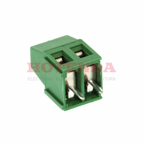 MV-252 - 0.200 5.08mm Green Bulk Polyamide (PA), Nylon Through Hole Horizontal with Board Screw - Rising Cage Clamp 1 Levels 14-30 AWG