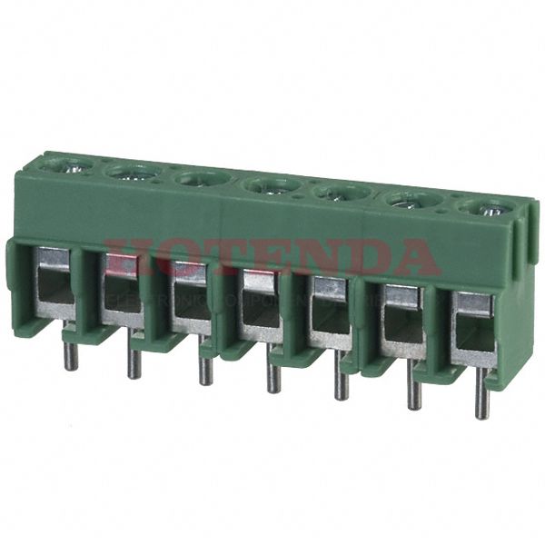 1935213 - 0.197 5.00mm Green Bulk Polyamide (PA), Nylon Through Hole Horizontal with Board Screw 1 Levels 12-26 AWG COMBICON PT