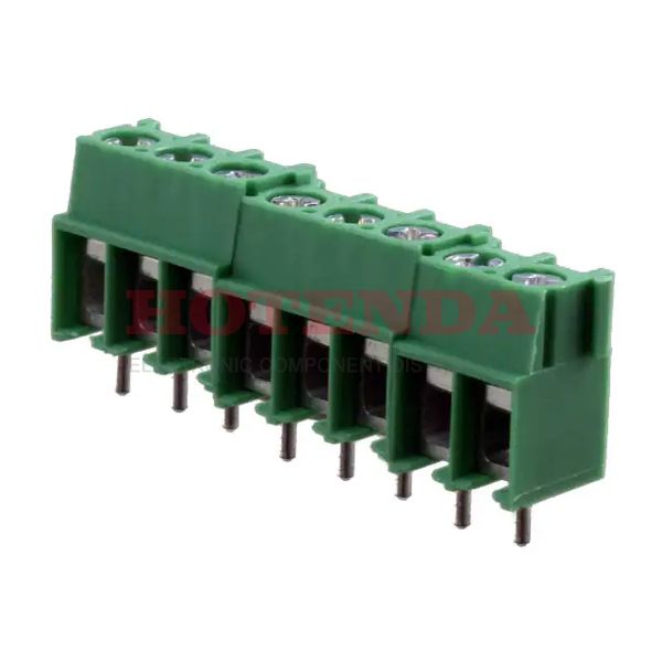 1935831 - 0.197 5.00mm Green Bulk Polyamide (PA), Nylon Through Hole Horizontal with Board Screw 1 Levels 12-20 AWG COMBICON PT