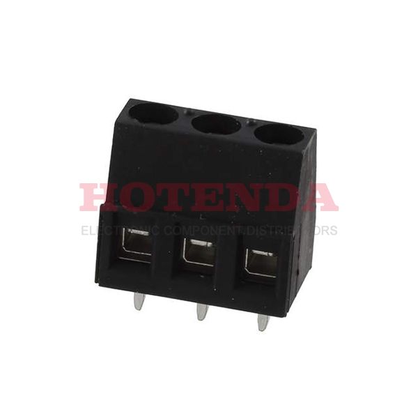 1718757 - 0.200 5.08mm Black Bulk Polyamide (PA), Nylon Through Hole Horizontal with Board Screw - Rising Cage Clamp 1 Levels 14-30 AWG COMBICON MKDS