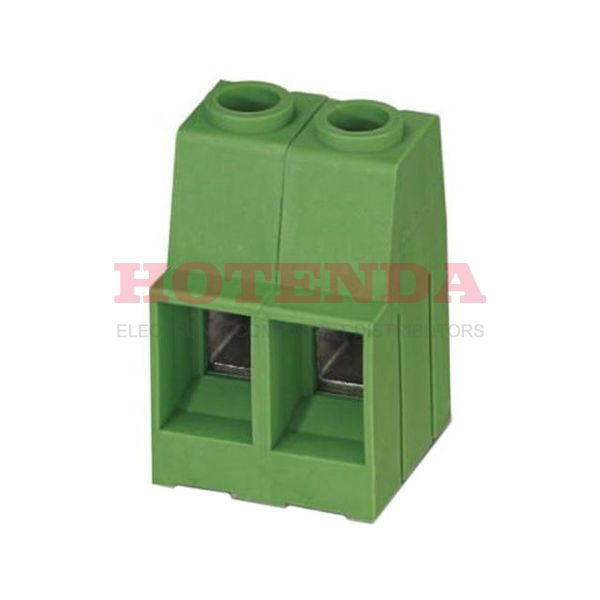 1929517 - 0.400 10.16mm Green Bulk Polyamide (PA), Nylon Through Hole Horizontal with Board Screw - Rising Cage Clamp 1 Levels 6-20 AWG COMBICON MKDSP