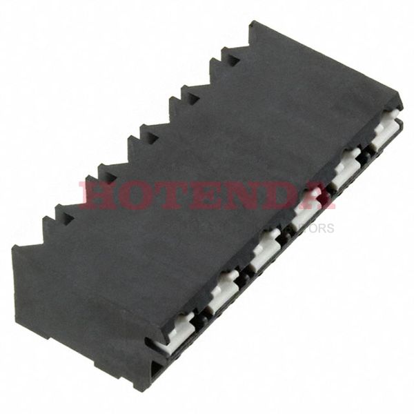 1823890 - 0.197 5.00mm Black Tape &amp; Reel (TR) Liquid Crystal Polymer (LCP) Through Hole Horizontal with Board Screwless - Leg Spring, Push-In Spring 1 Levels 16-24 AWG COMBICON SPT-THR