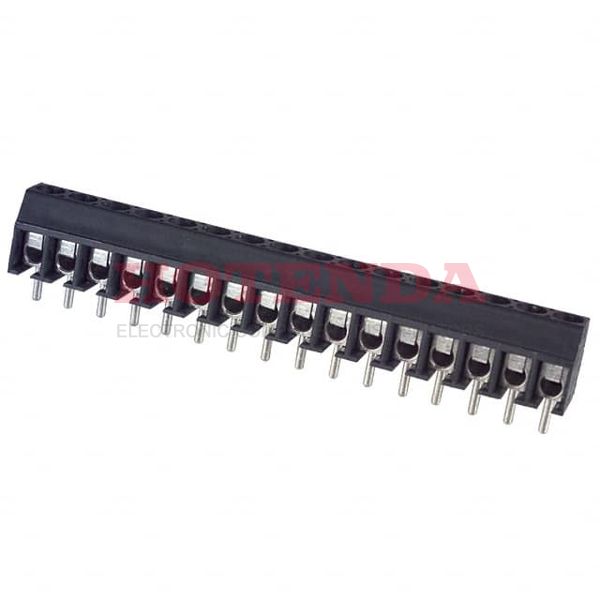 ED555/16DS - 0.138 3.50mm Gray Bulk Polyamide (PA), Nylon Through Hole Horizontal with Board Screw - Leaf Spring, Wire Guard 1 Levels 16-28 AWG ED555/DS