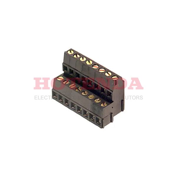 1769140000 - 0.200 5.08mm Black Bulk Polyamide (PA66), Nylon 6/6 Through Hole Horizontal with Board Screw - Clamping Yoke, Tension Sleeve 2 Levels 12-24 AWG Omnimate LM