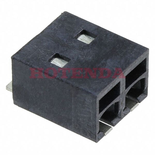 NQ0200000000G - 0.098 2.50mm Black Cut Tape (CT) Liquid Crystal Polymer (LCP) Surface Mount Horizontal with Board Screwless - Leg Spring, Push-In Spring 1 Levels 20-24 AWG NQ