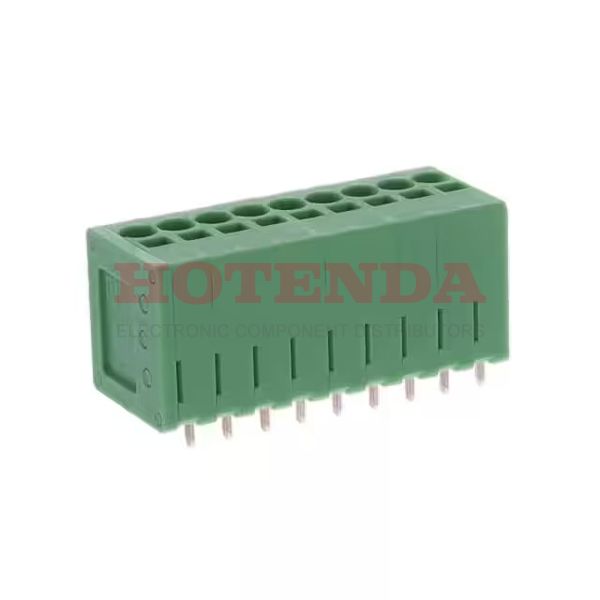 1990928 - 0.138 3.50mm Green Bulk Polyamide (PA), Nylon Through Hole Vertical with Board Screwless - Spring Cage, Tension Clamp 1 Levels 16-24 AWG COMBICON SPT