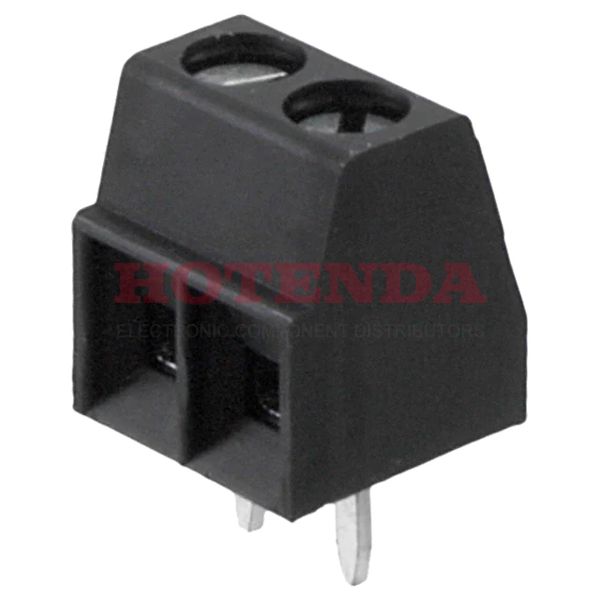 1985807 - 0.138 3.50mm Black Bulk Polyamide (PA), Nylon Through Hole Horizontal with Board Screw - Rising Cage Clamp 1 Levels 16-30 AWG COMBICON MKDS