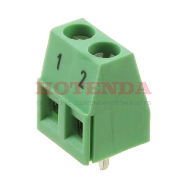1871526 - 0.197 5.00mm Green Bulk Polyamide (PA), Nylon Through Hole Horizontal with Board Screw - Rising Cage Clamp 1 Levels 14-30 AWG COMBICON MKDS