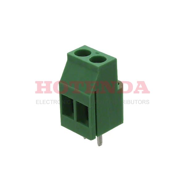 1730120 - 0.200 5.08mm Green Bulk Polyamide (PA), Nylon Through Hole Horizontal with Board Screw - Rising Cage Clamp 1 Levels 14-30 AWG COMBICON MKDSP
