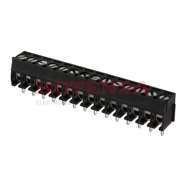 OSTTE140104 - 0.138 3.50mm Black Bulk Thermoplastic Through Hole Horizontal with Board Screw - Leaf Spring, Wire Guard 1 Levels 16-26 AWG OSTTE