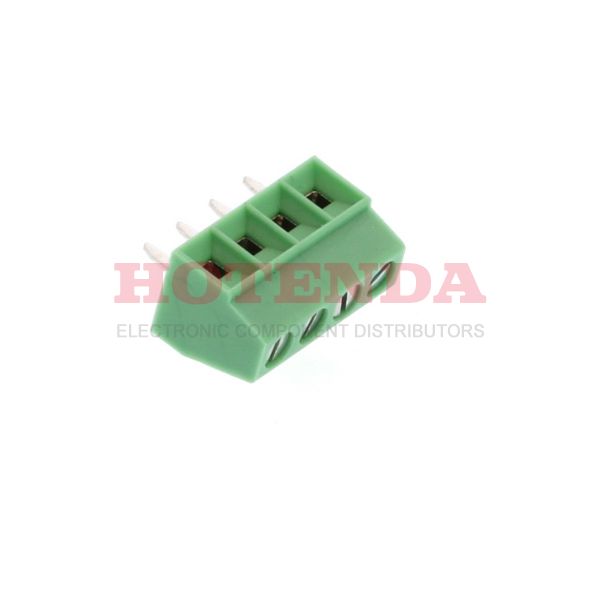 5442264 - 0.138 3.50mm Green Bulk Polyamide (PA), Nylon Through Hole Horizontal with Board Screw 1 Levels 16-30 AWG COMBICON BC