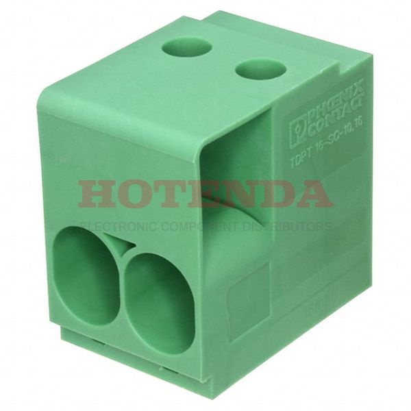 1017526 - 0.400 10.16mm Green Bulk Through Hole Horizontal with Board Screw - Rising Cage Clamp 1 Levels 6-20 AWG COMBICON TDPT
