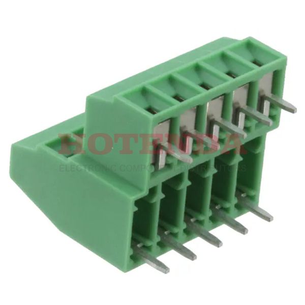 1751426 - 0.138 3.50mm Green Bulk Polyamide (PA), Nylon Through Hole Horizontal with Board Screw - Rising Cage Clamp 2 Levels 16-30 AWG COMBICON MKKDS