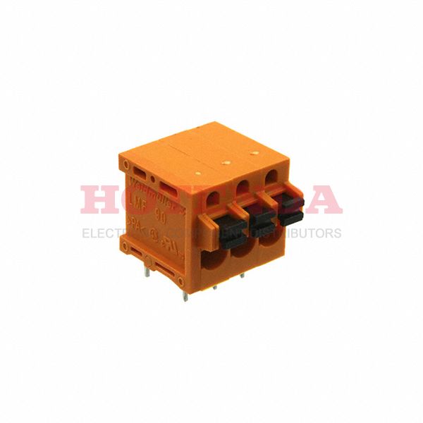 1330720000 - 0.200 5.08mm Orange Bulk Thermoplastic, Wemid Through Hole Horizontal with Board Screwless - Leg Spring, Push-In Spring 1 Levels 12-24 AWG Omnimate LMF
