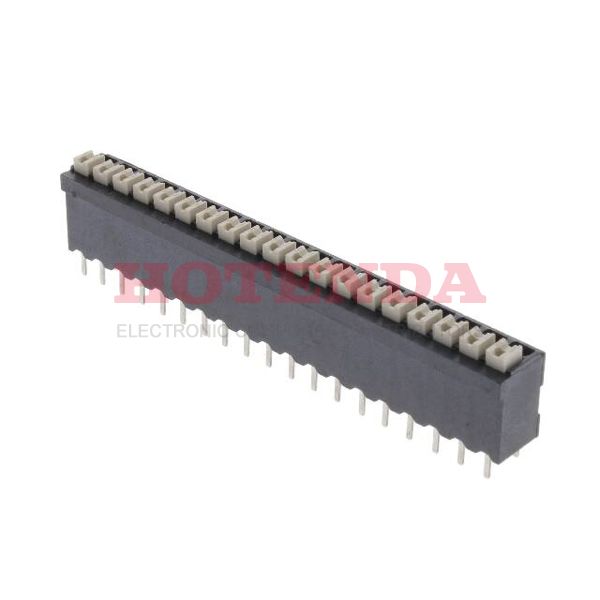 1870960000 - 0.150 3.81mm Black Tube Liquid Crystal Polymer (LCP), Glass Filled Through Hole Vertical with Board Screwless - Push Button Clamp 1 Levels 16-24 AWG Omnimate LSF-SMT