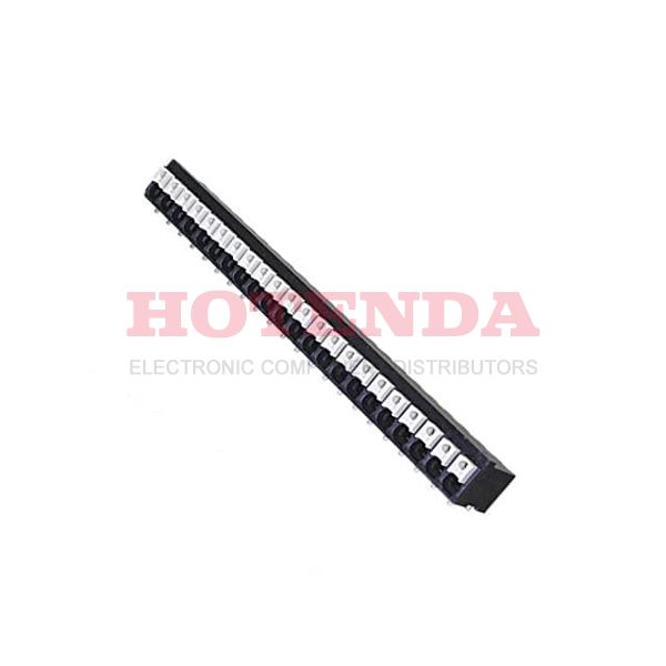 1869570000 - 0.150 3.81mm Black Tube Liquid Crystal Polymer (LCP), Glass Filled Through Hole Horizontal with Board Screwless - Push Button Clamp 1 Levels 16-24 AWG Omnimate LSF-SMT