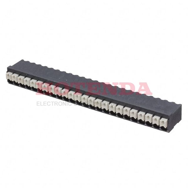 1871190000 - 0.138 3.50mm Black Tube Liquid Crystal Polymer (LCP), Glass Filled Through Hole Horizontal with Board Screwless - Push Button Clamp 1 Levels 16-24 AWG Omnimate LSF-SMT